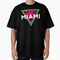 Miami 80S Palm Tree T-Shirt - Unique Graphic Men Women - T-Shirt, Sweatshirt, Hoodie