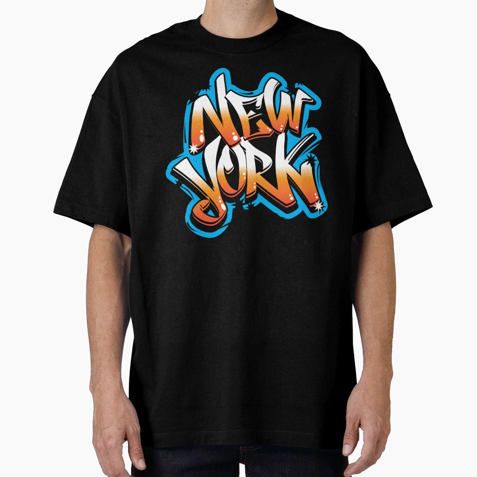 New York Graffiti T-Shirt - Streetwear Style Unisex - T-Shirt, Sweatshirt, Hoodie