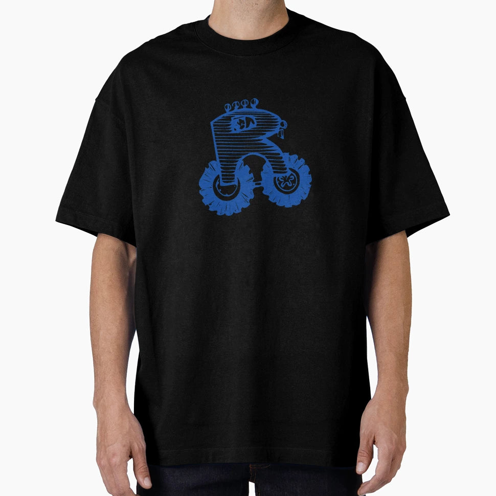 Moving Letter Initial Monogram R T-Shirt - Custom Art Print for Adults - T-Shirt, Sweatshirt, Hoodie