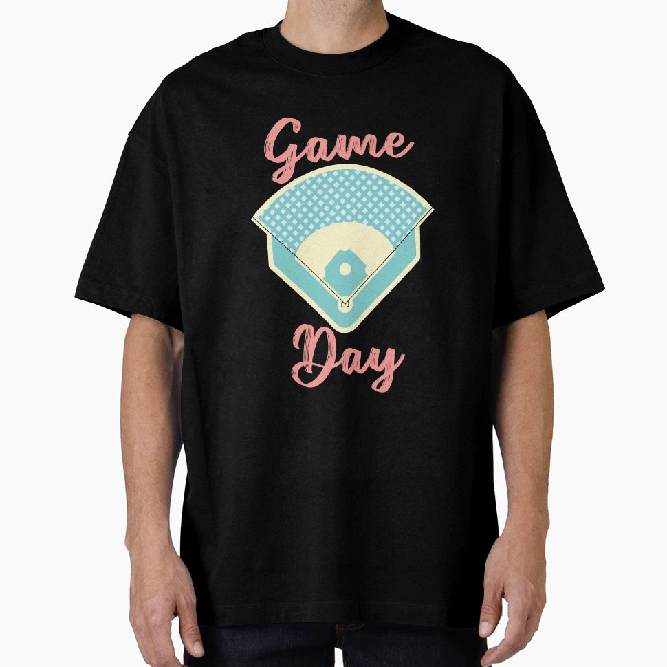 Baseball Game Day T-Shirt - Aesthetic Graphic for Adults - T-Shirt, Sweatshirt, Hoodie