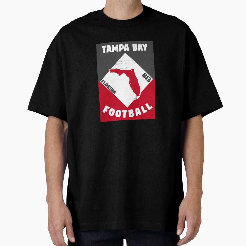 Tampa Bay Football T-Shirt - Custom Art Print for Adults - T-Shirt, Sweatshirt, Hoodie