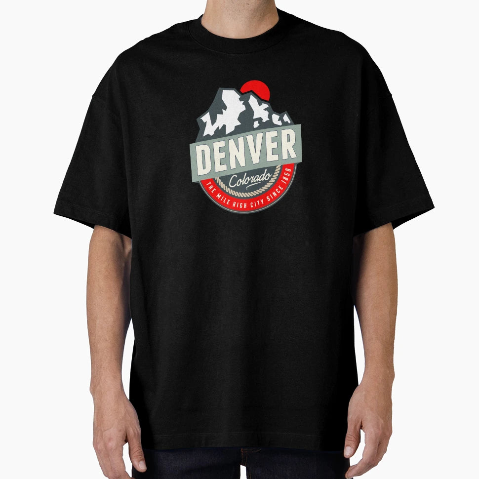 Denver Colorado Mile High City T-Shirt - Trendy Graphic for Adults - T-Shirt, Sweatshirt, Hoodie