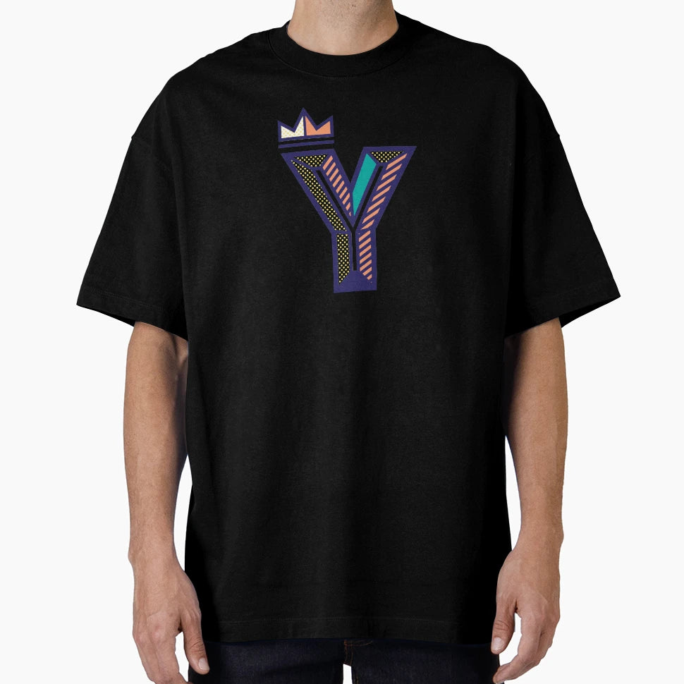 Crowned Y Initial T-Shirt - Unique Graphic Men Women - T-Shirt, Sweatshirt, Hoodie