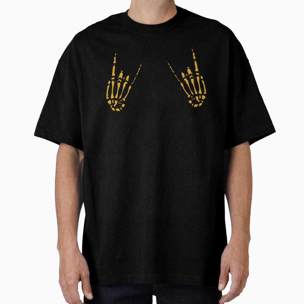 Rock N Roll Gold T-Shirt - Graphic Print Unisex - T-Shirt, Sweatshirt, Hoodie
