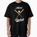 Miami Baseball And T-Shirt - Graphic Print for Adults - T-Shirt, Sweatshirt, Hoodie