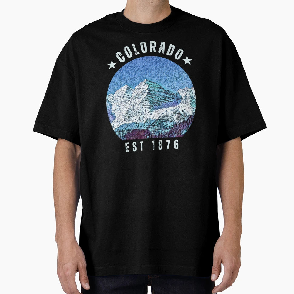 Colorado Mountains Nature T-Shirt - Aesthetic Graphic Men Women - T-Shirt, Sweatshirt, Hoodie