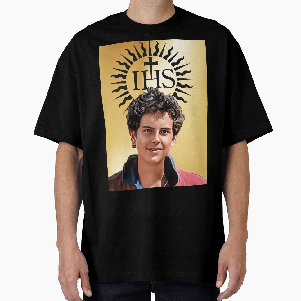 Carlo Acutis Blessed T-Shirt - Custom Art Print Unisex - T-Shirt, Sweatshirt, Hoodie