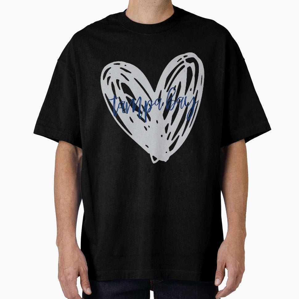 Tampa Heart 2 T-Shirt - Fun Novelty Design Men Women - T-Shirt, Sweatshirt, Hoodie