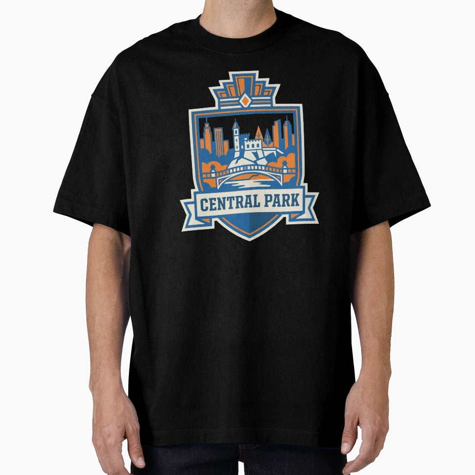 Central Park Nyc Neighborhood Crest T-Shirt - Graphic Print Men Women - T-Shirt, Sweatshirt, Hoodie