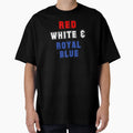 Red White And Royal Blue T-Shirt - Aesthetic Graphic Unisex - T-Shirt, Sweatshirt, Hoodie