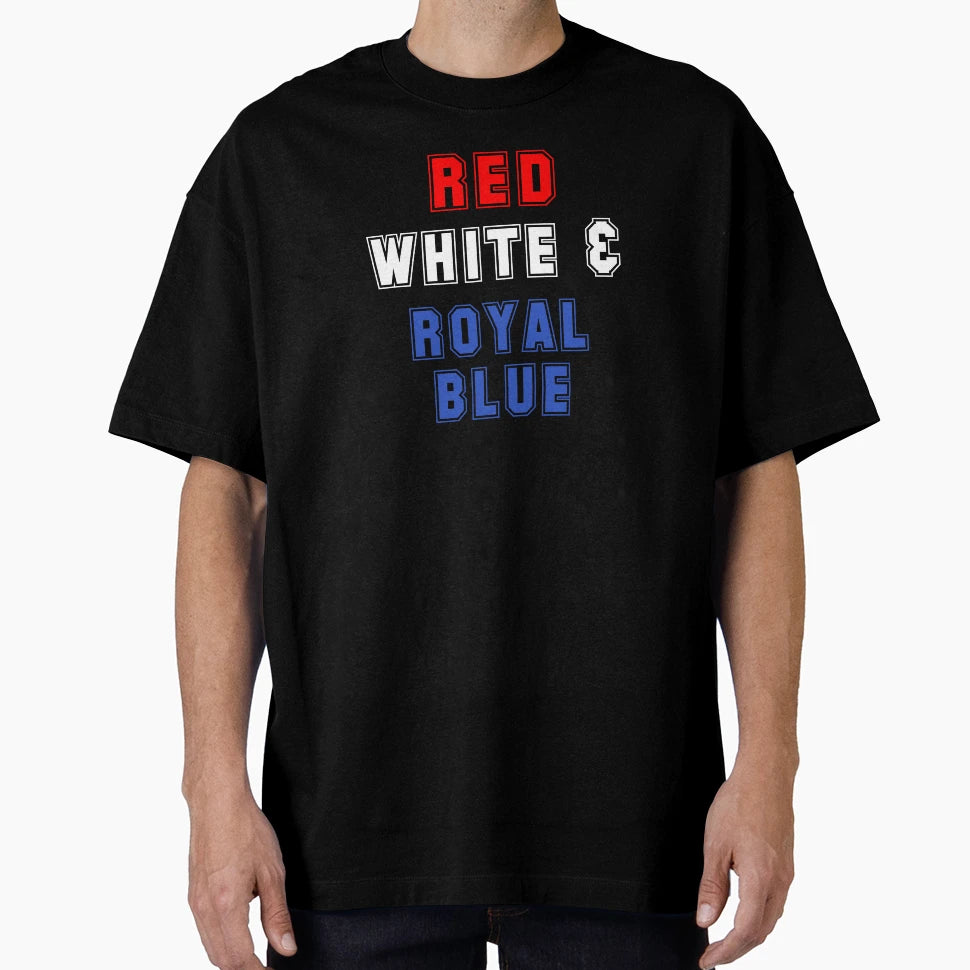 Red White And Royal Blue T-Shirt - Aesthetic Graphic Unisex - T-Shirt, Sweatshirt, Hoodie
