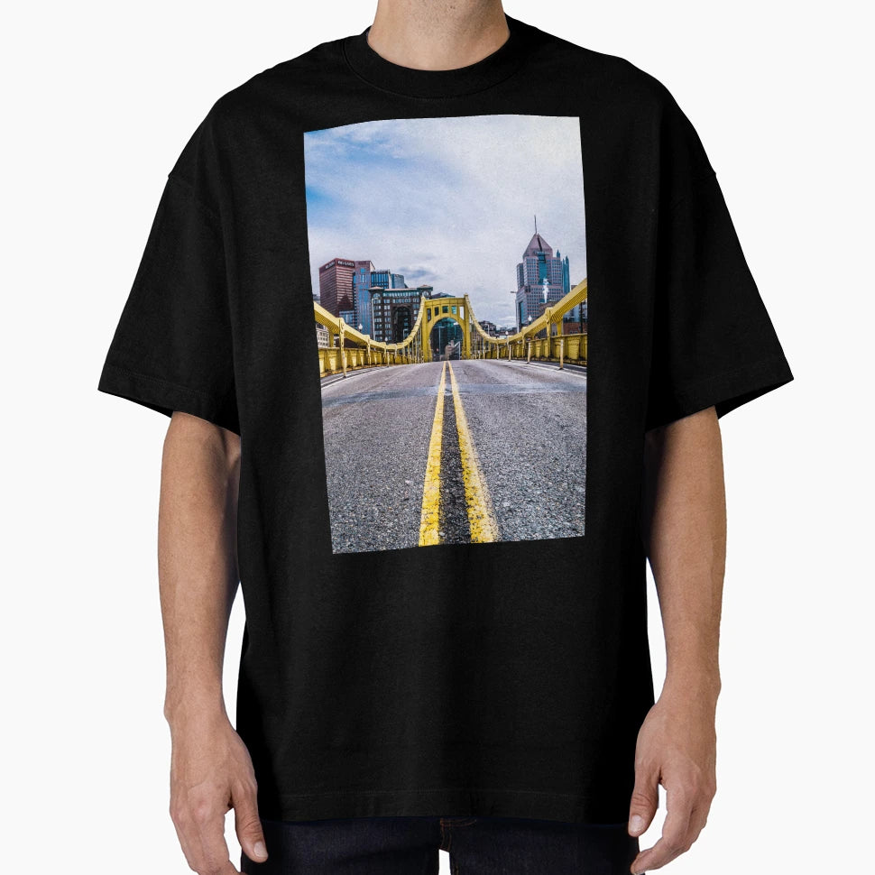 Pittsburgh Skyline T-Shirt - Graphic Print Unisex - T-Shirt, Sweatshirt, Hoodie