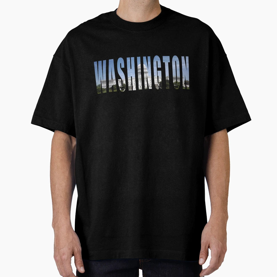 Washington Dc T-Shirt - Custom Art Print Men Women - T-Shirt, Sweatshirt, Hoodie