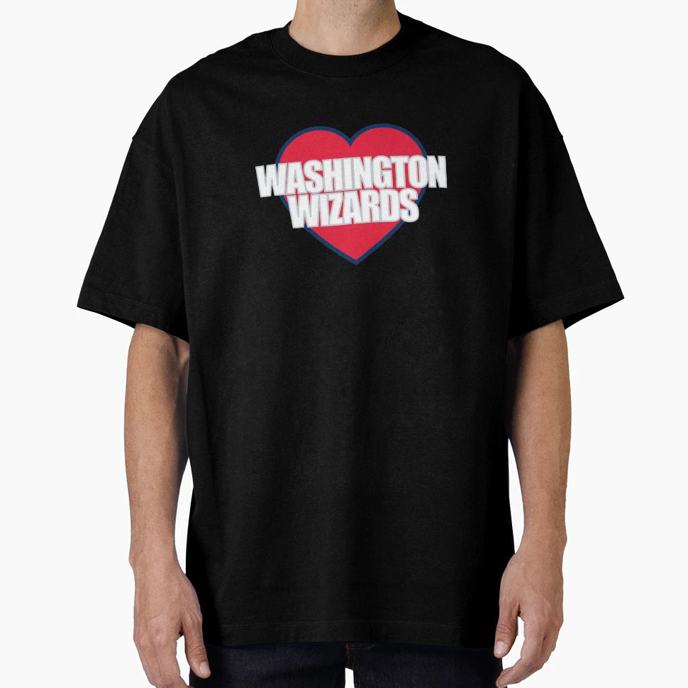 Washington Wizards Heart T-Shirt - Minimalist Print Unisex - T-Shirt, Sweatshirt, Hoodie