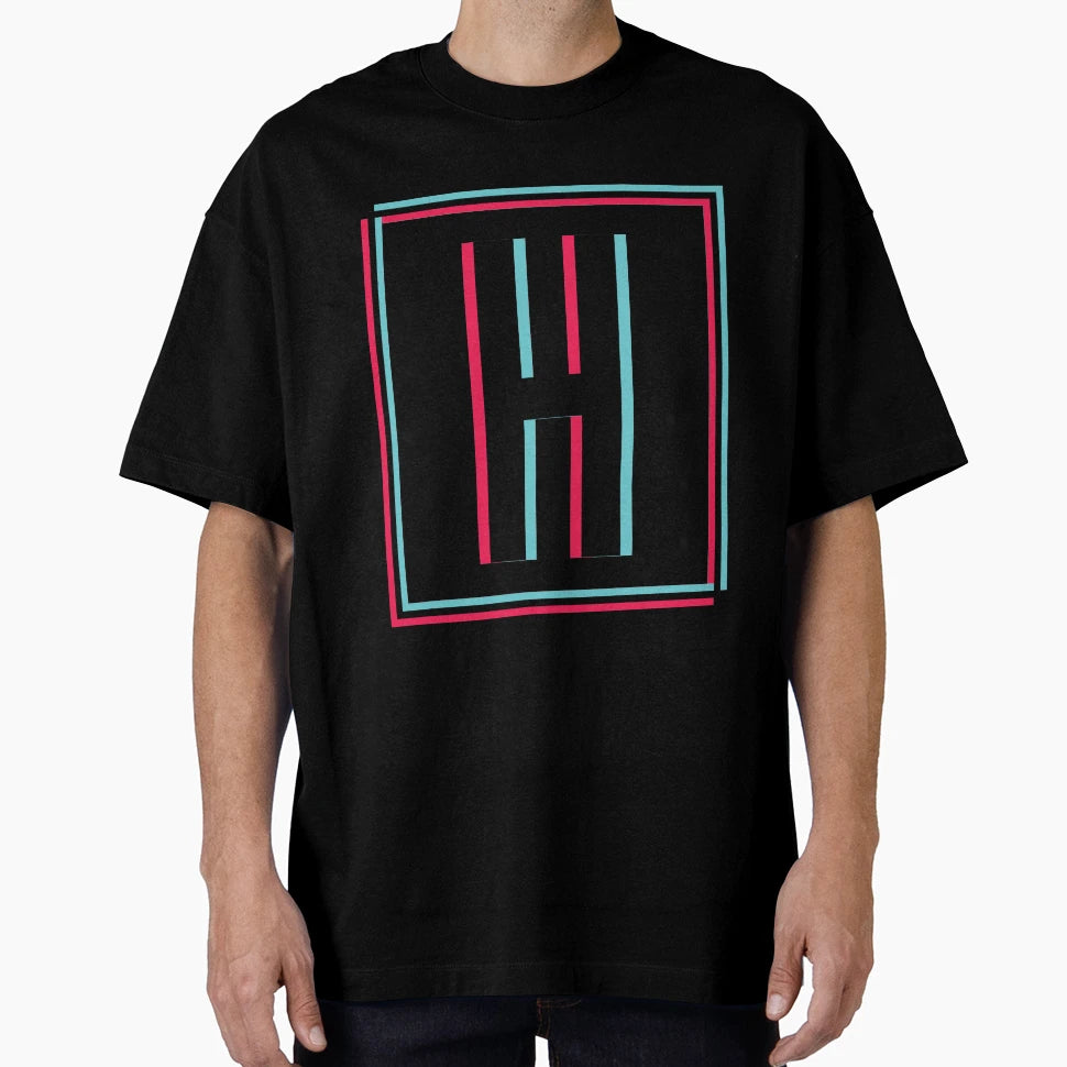Alphabet H Letter T-Shirt - Streetwear Style Unisex - T-Shirt, Sweatshirt, Hoodie