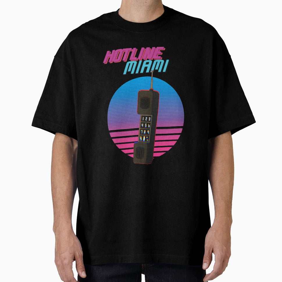 Miami Hotline T-Shirt - Unique Graphic for Adults - T-Shirt, Sweatshirt, Hoodie