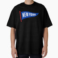 New York Pennant T-Shirt - Custom Art Print Men Women - T-Shirt, Sweatshirt, Hoodie
