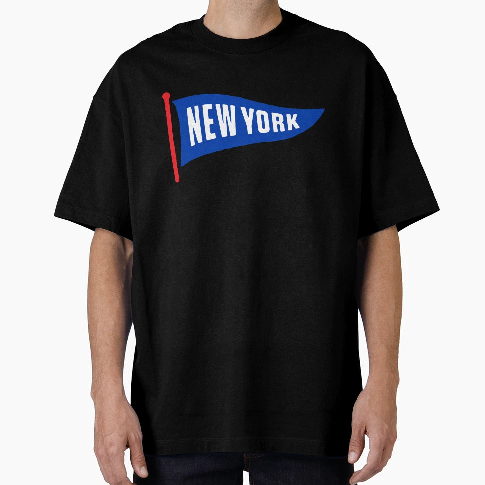 New York Pennant T-Shirt - Custom Art Print Men Women - T-Shirt, Sweatshirt, Hoodie