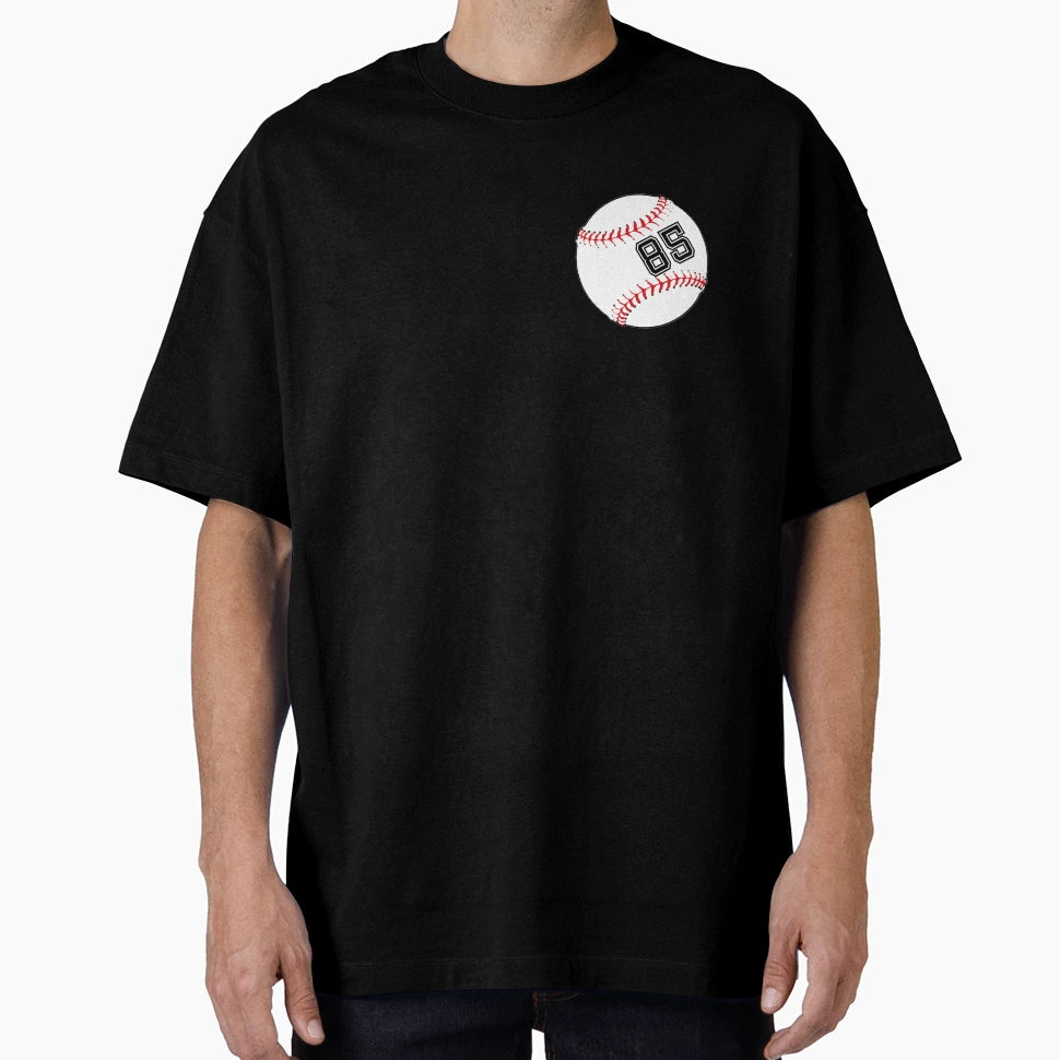 Baseball Player Jersey No 85 Back T-Shirt - Trendy Graphic Men Women - T-Shirt, Sweatshirt, Hoodie