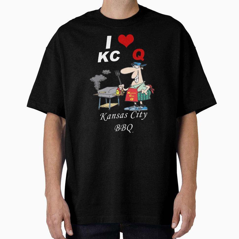I Love Kc Q Kansas City Bbq T-Shirt - Fun Novelty Design for Adults - T-Shirt, Sweatshirt, Hoodie
