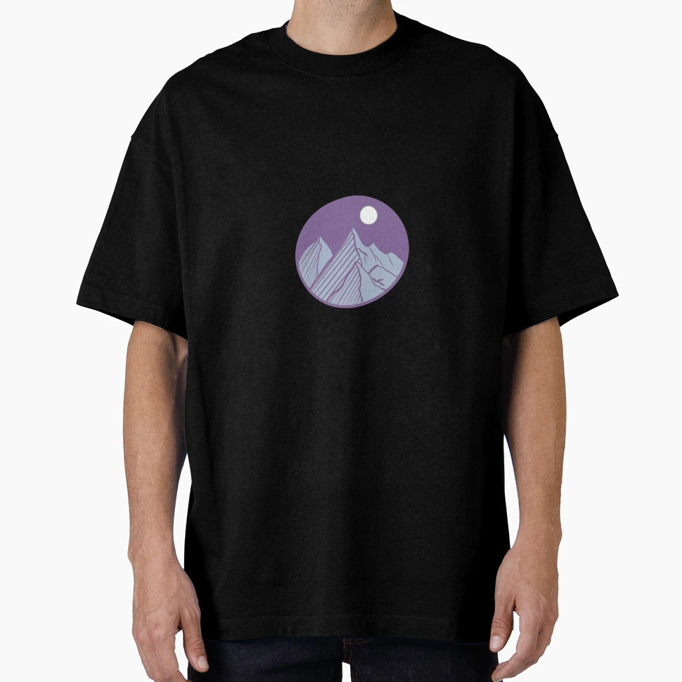 Purple Mountains T-Shirt - Minimalist Print Unisex - T-Shirt, Sweatshirt, Hoodie