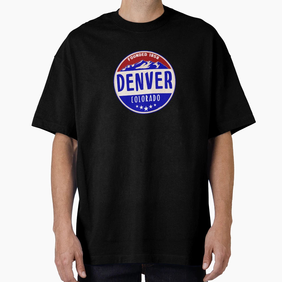 Denver Colorado Rocky Mountains Mile T-Shirt - Minimalist Print Unisex - T-Shirt, Sweatshirt, Hoodie