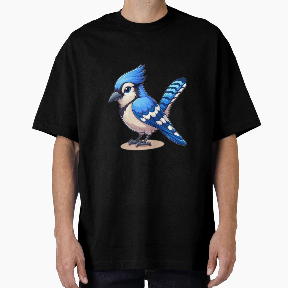 Blue Jay Bird T-Shirt - Graphic Print Men Women - T-Shirt, Sweatshirt, Hoodie