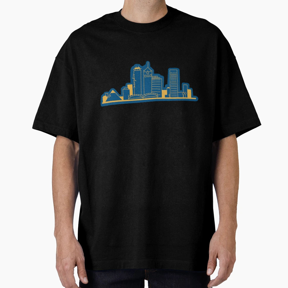 Memphis Skyline T-Shirt - Novelty Apparel for Adults - T-Shirt, Sweatshirt, Hoodie