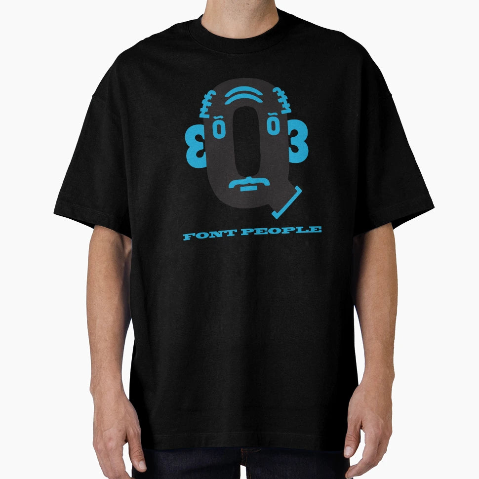 Font People Grandpa Q T-Shirt - Trendy Graphic Men Women - T-Shirt, Sweatshirt, Hoodie