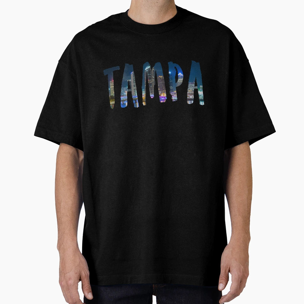 Tampa Bay City Silhouette T-Shirt - Trendy Graphic Men Women - T-Shirt, Sweatshirt, Hoodie