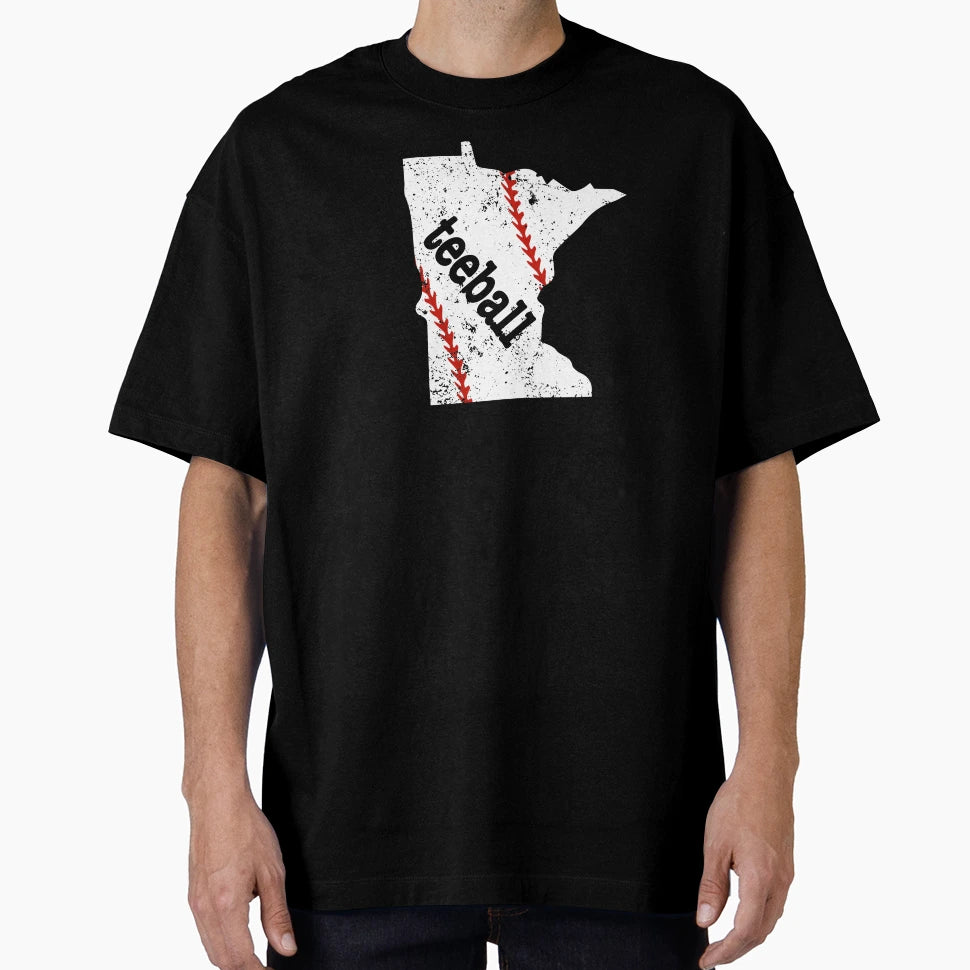 Minnesota Teeball Teeball Mom T-Shirt - Casual Everyday Wear Unisex - T-Shirt, Sweatshirt, Hoodie