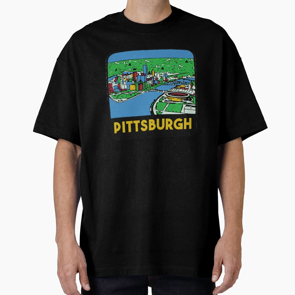 Pittsburgh Decal T-Shirt - Novelty Apparel Men Women - T-Shirt, Sweatshirt, Hoodie