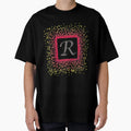 Warm Initial Burst R T-Shirt - Unique Graphic Men Women - T-Shirt, Sweatshirt, Hoodie