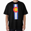 Colorado Flag Logo Stripes Yellow T-Shirt - Minimalist Print for Adults - T-Shirt, Sweatshirt, Hoodie
