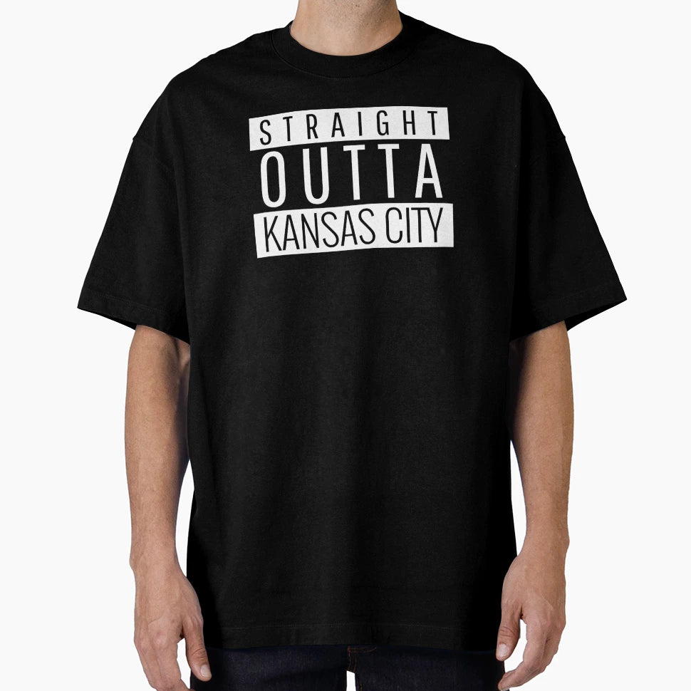 Straight Outta Kansas City T-Shirt - Graphic Print Men Women - T-Shirt, Sweatshirt, Hoodie