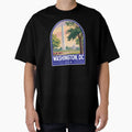 Washington Dc Travel Art Emblem T-Shirt - Trendy Graphic Men Women - T-Shirt, Sweatshirt, Hoodie