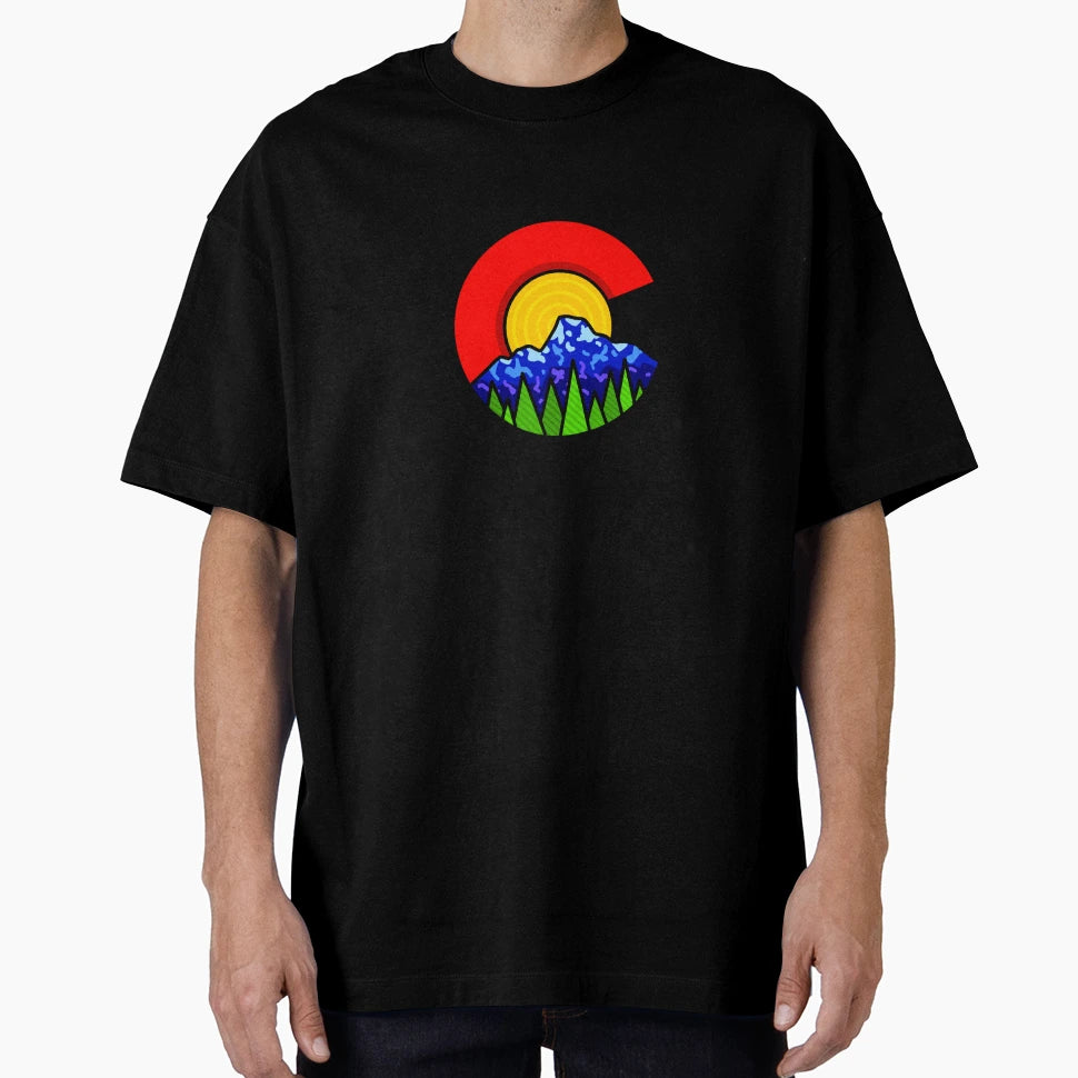 Colorado State Flag Rocky Mountain T-Shirt - Streetwear Style for Adults - T-Shirt, Sweatshirt, Hoodie
