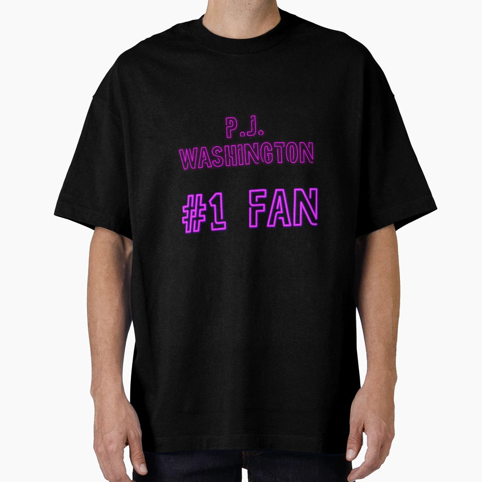 P J Washington 1 Fan T-Shirt - Casual Everyday Wear Unisex - T-Shirt, Sweatshirt, Hoodie