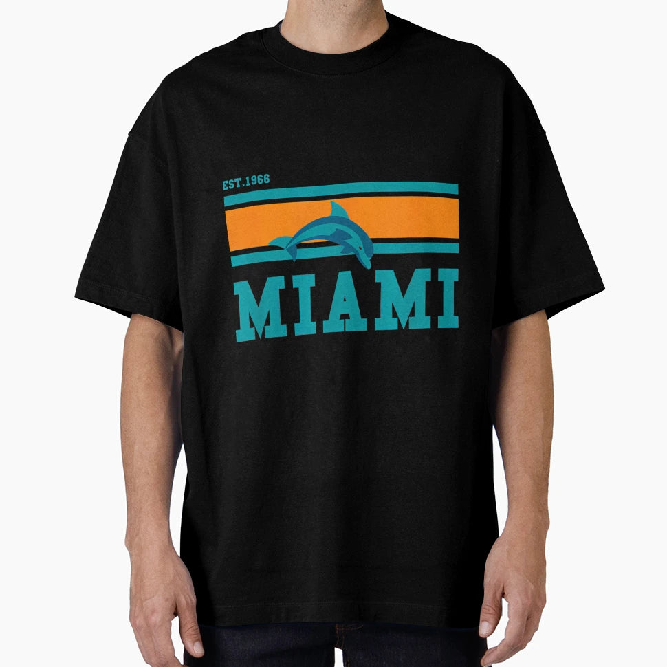 Miami Sports Team Est 1966 Athletic T-Shirt - Custom Art Print Men Women - T-Shirt, Sweatshirt, Hoodie