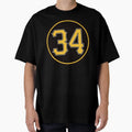 Aj Burnett 34 Jersey Number T-Shirt - Streetwear Style Unisex - T-Shirt, Sweatshirt, Hoodie