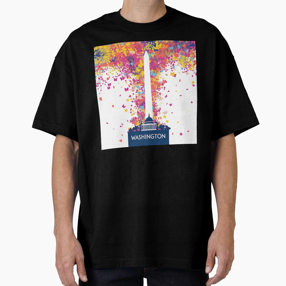 Washington Washington Vector Art T-Shirt - Aesthetic Graphic for Adults - T-Shirt, Sweatshirt, Hoodie