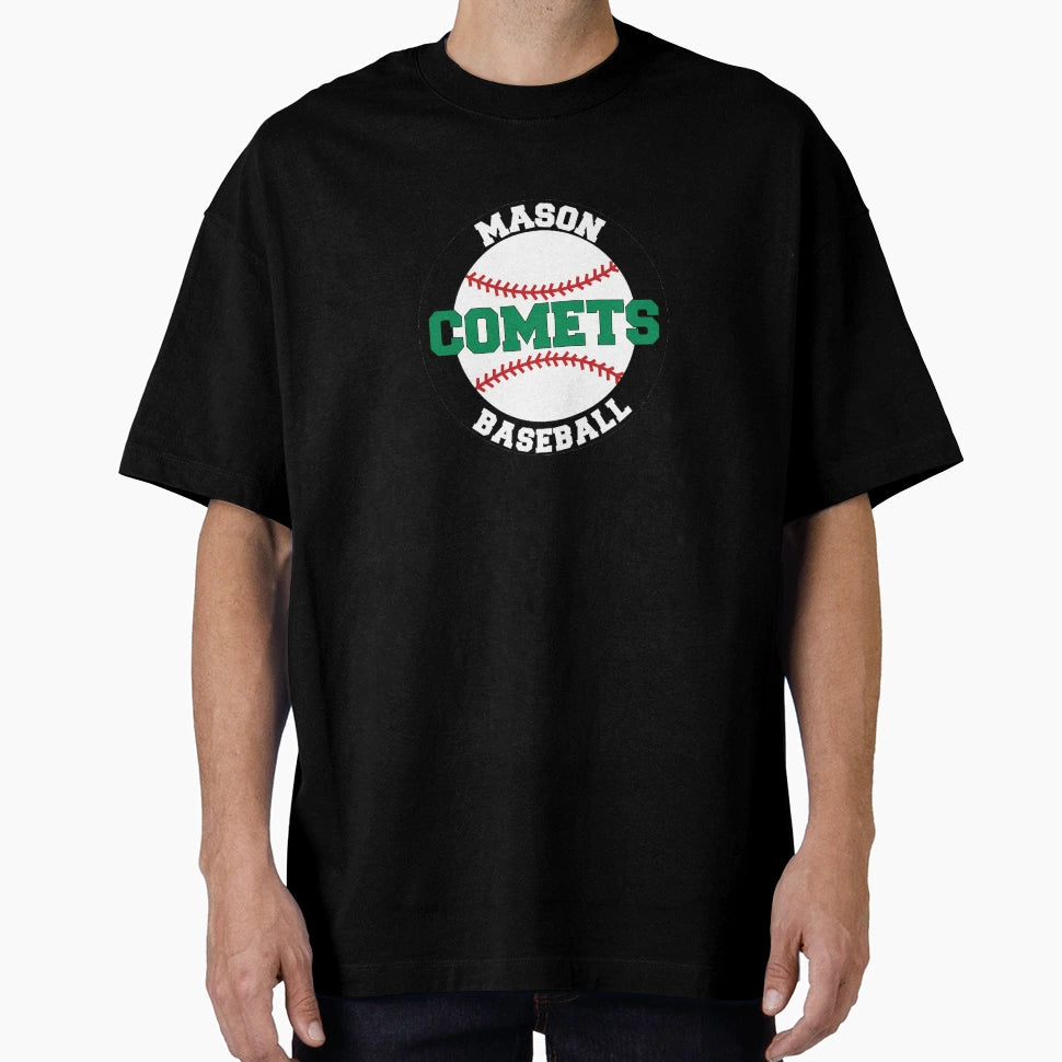 Mason Comets Baseball T-Shirt - Novelty Apparel for Adults - T-Shirt, Sweatshirt, Hoodie
