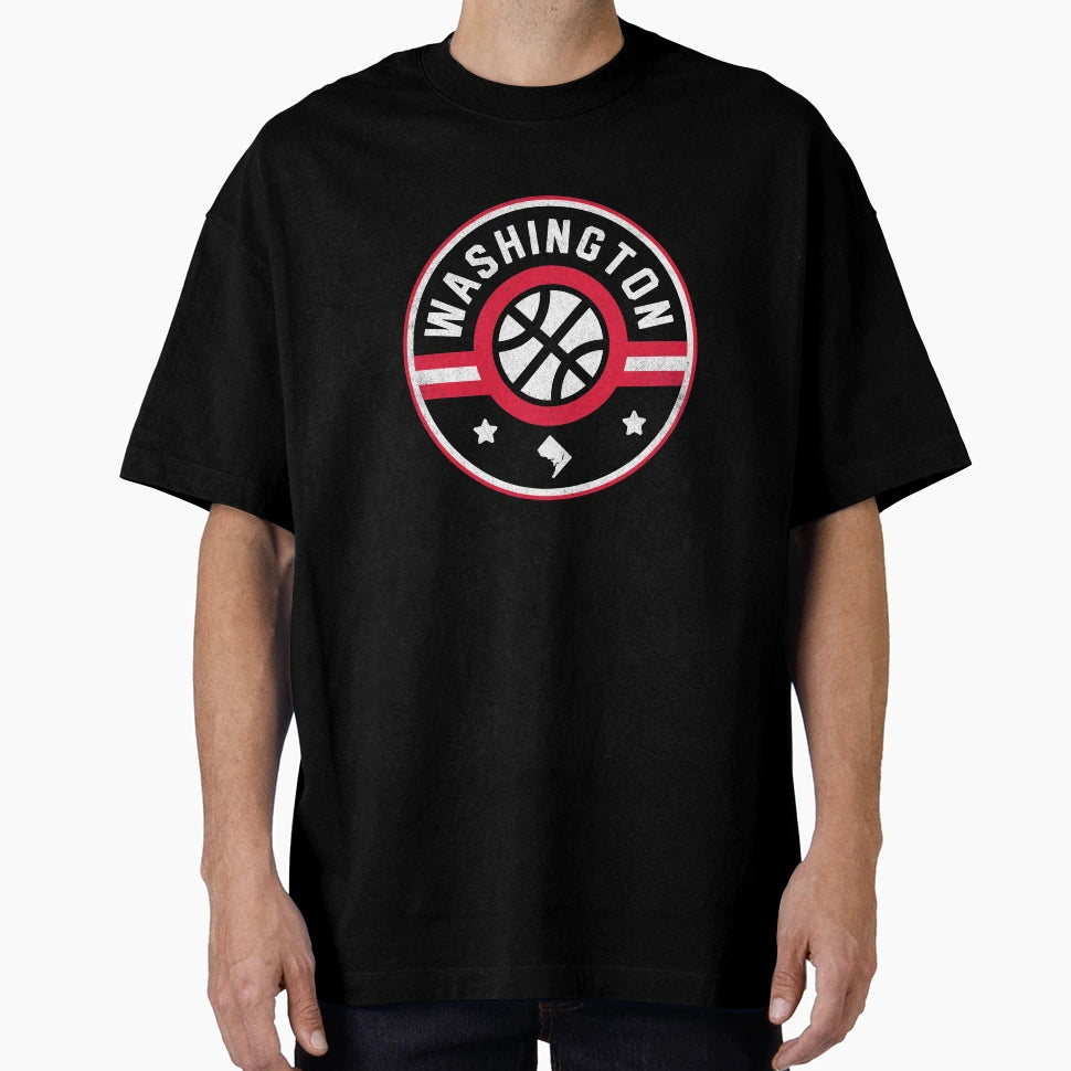 Washington Basketball Stars And Stripes T-Shirt - Graphic Print Men Women - T-Shirt, Sweatshirt, Hoodie