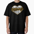 Love Pittsburgh Sports Heart City Map T-Shirt - Novelty Apparel Men Women - T-Shirt, Sweatshirt, Hoodie