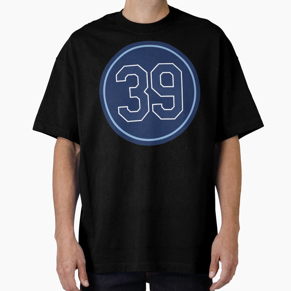Kevin Kiermaier 39 Jersey Number T-Shirt - Casual Everyday Wear for Adults - T-Shirt, Sweatshirt, Hoodie