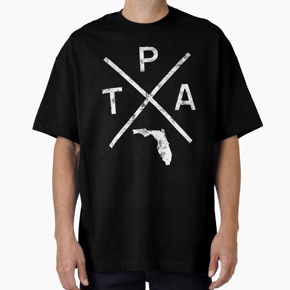 Tampa Bay Tpa Cross T-Shirt - Unique Graphic for Adults - T-Shirt, Sweatshirt, Hoodie