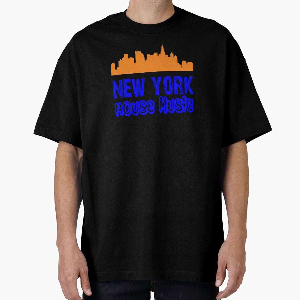 New York House Music T-Shirt - Fun Novelty Design for Adults - T-Shirt, Sweatshirt, Hoodie