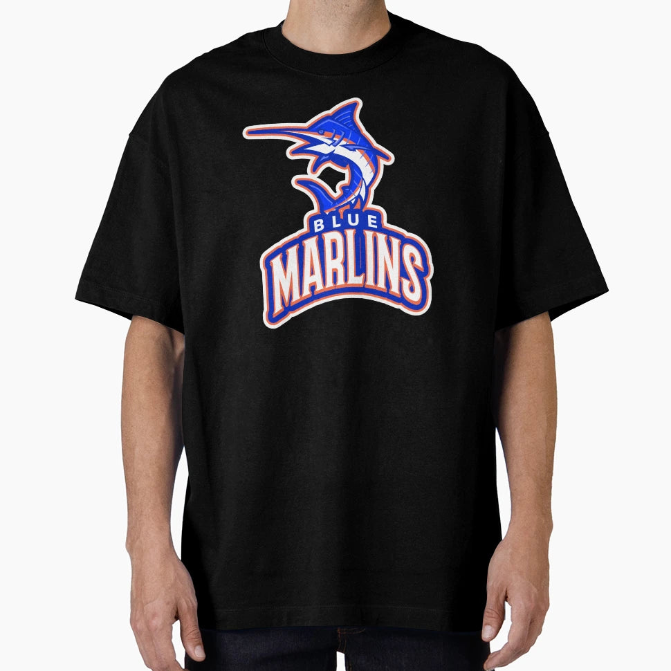 Blue Marlins T-Shirt - Trendy Graphic Men Women - T-Shirt, Sweatshirt, Hoodie