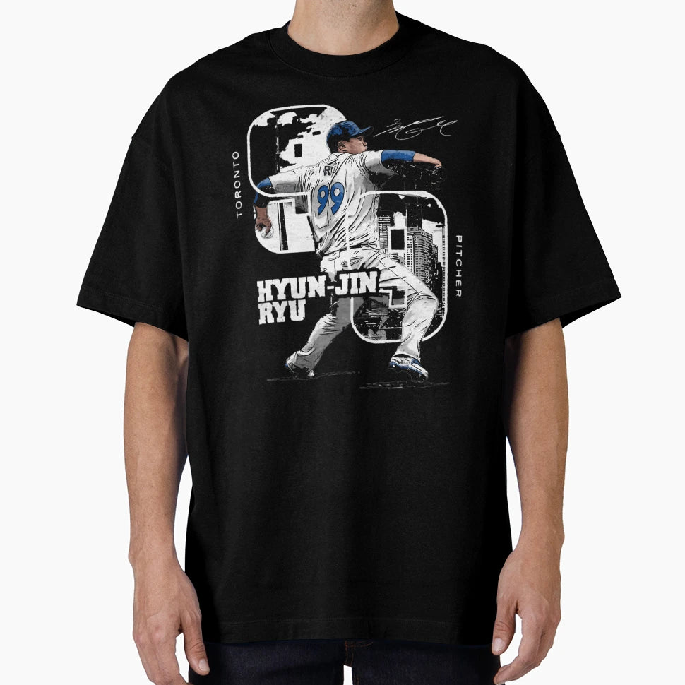 Hyun Jin Ryu City T-Shirt - Aesthetic Graphic Men Women - T-Shirt, Sweatshirt, Hoodie