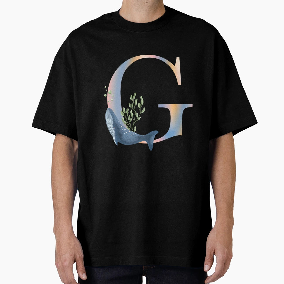 Marine Decoration Letter G T-Shirt - Unique Graphic Unisex - T-Shirt, Sweatshirt, Hoodie